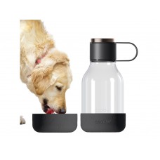 Бутылка для воды 2-в-1 Dog Bowl Bottle со съемной миской для питомцев, 1500 мл