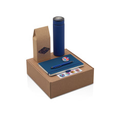 Набор Warmpage с термосом, блокнотом, ручкой и чаем