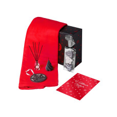 Подарочный набор Re:Home с пледом, свечой и диффузором