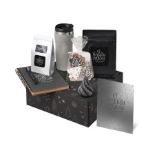 Подарочный набор Re:Charge с термокружкой, кофе и блокнотом