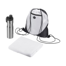 Спортивный набор со стальной бутылкой и полотенцем Advanced