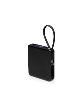 Внешний аккумулятор со встроенным кабелем USB-C Дэнси, 5000 мАч