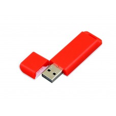 USB 2.0- флешка на 4 Гб с оригинальным двухцветным корпусом