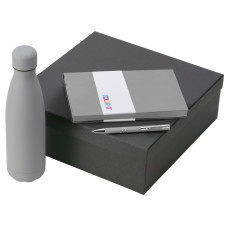 Подарочный набор Color it с блокнотом, металлической ручкой и термобутылкой