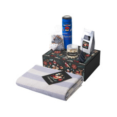 Подарочный набор Re:Warm с пледом, термосом и свечой