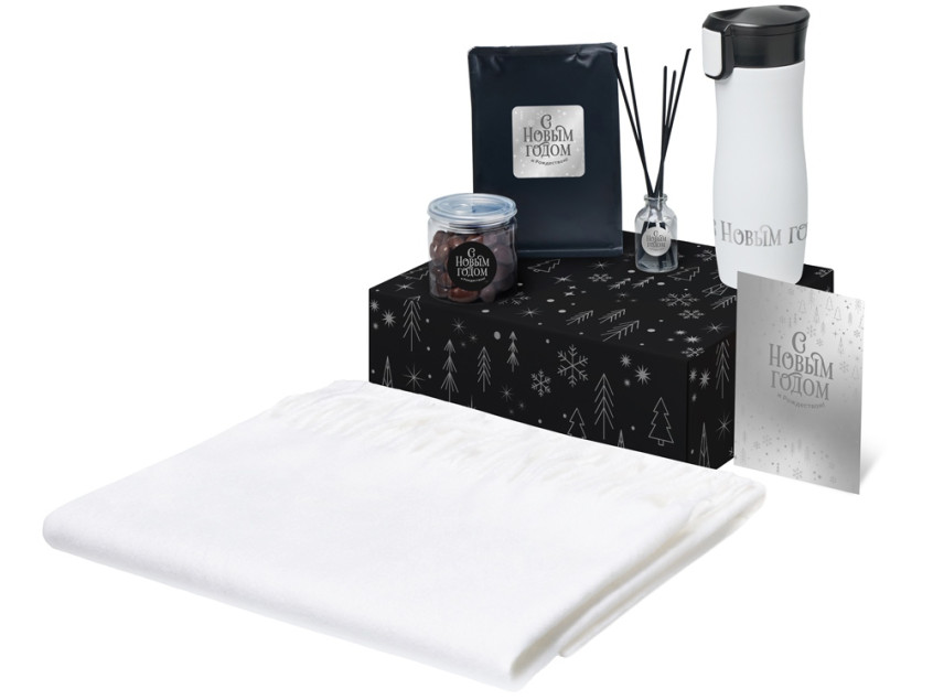 Подарочный набор Re:Harmony с палантином и термокружкой