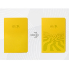 Бизнес-блокнот А5 C2 soft-touch с УФ-печатью
