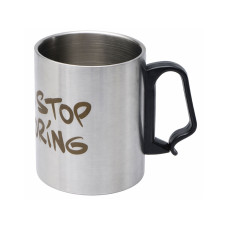 Стальная кружка с двойными стенками Climber Max, 450 мл с гравировкой