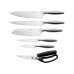 Набор из 5 кухонных ножей, ножниц и блока для ножей VERA