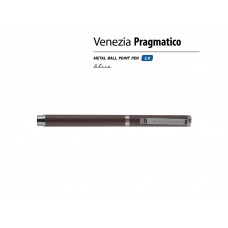 Ручка металлическая шариковая Venezia Pragmatico софт-тач