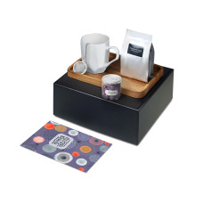 Подарочный набор Re:y. Hearth  с кружкой, подносом и чаем