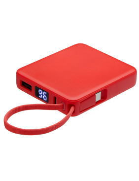 Внешний аккумулятор со встроенным кабелем USB-C Дэнси, 5000 мАч