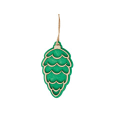 Деревянная подвеска на елку Cedar