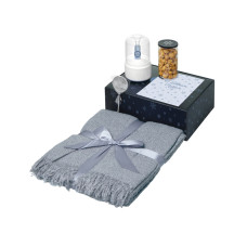 Подарочный набор Re:Snug с пледом, увлажнителем и попкорном