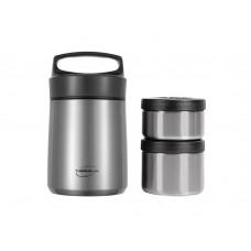 Термос с двумя контейнерами THERMOcafe 
TCLB-1480SY, 1480 мл