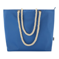 Пляжная сумка-холодильник Panama GRS из переработанных материалов с ручками-шнурками