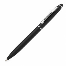 Ручка шариковая металлическая Глори Софт soft-touch со стилусом