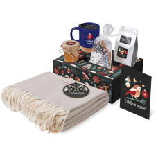 Подарочный набор Re:Nest с пледом, кружкой и вареньем