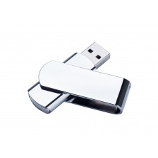 USB 2.0- флешка на 8 Гб глянцевая поворотная