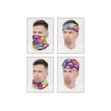 Многофункциональная бандана с возможностью полноцветной печати Многофункциональная бандана с возможностью полноцветной печати