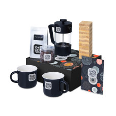 Подарочный набор Re:y. Together  с френчпрессом, кружками и дженгой