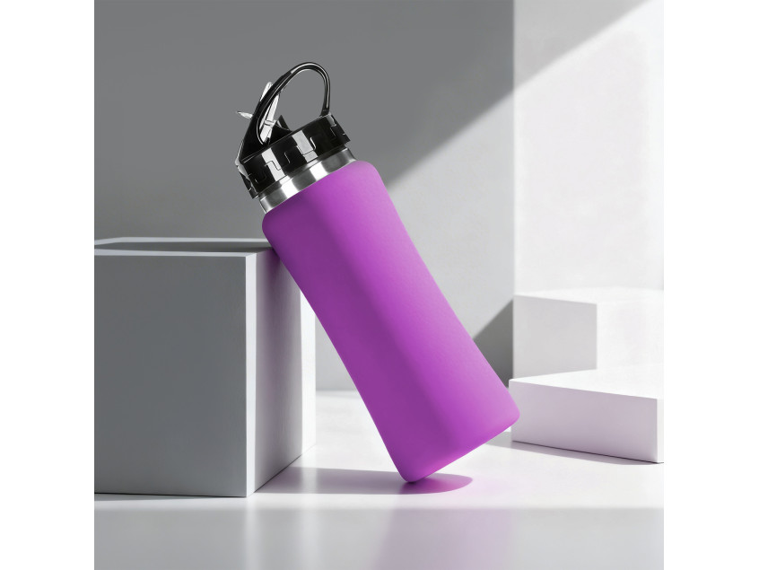 Бутылка для воды Bottle C1, сталь, soft touch, 600 мл