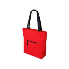 Сумка на молнии Zipper Neo из хлопка 280 г c карманом на молнии спереди