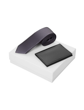 Подарочный набор Long River: обложка для паспорта, галстук