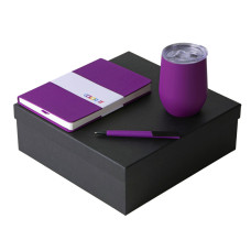 Подарочный набор Color it с блокнотом, пластиковой ручкой и термокружкой