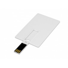 USB 2.0- флешка на 16 Гб в виде пластиковой карты с откидным механизмом