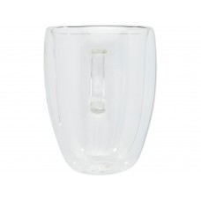 Стеклянный стакан Manti с двойными стенками и подставкой, 350 мл, 2 шт