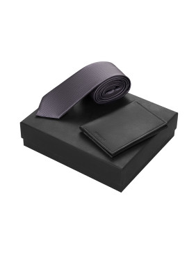 Подарочный набор Long River: обложка для паспорта, галстук