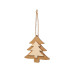 Деревянная подвеска на елку Firtree