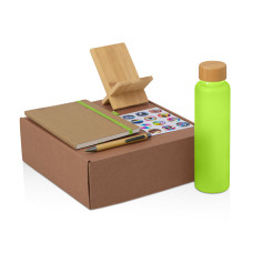 Набор Wooden с бутылкой, блокнотом, ручкой и подставкой для телефона Набор Wooden с бутылкой, блокнотом, ручкой и подставкой для телефона