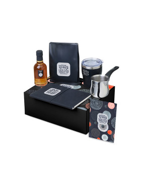 Подарочный набор Re:y. Routine с туркой, термокружкой и кофе