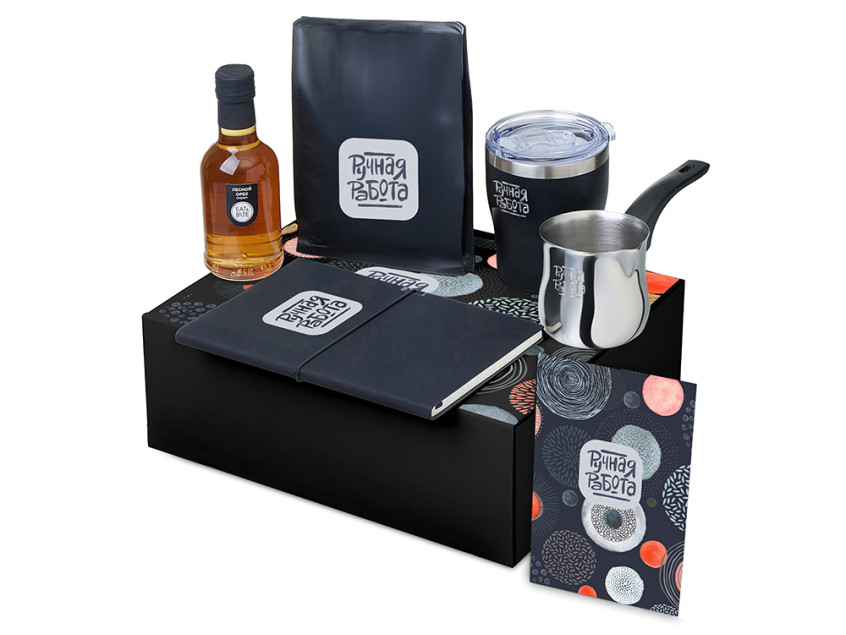 Подарочный набор Re:y. Routine с туркой, термокружкой и кофе