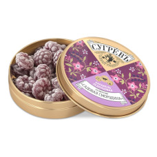 Карамель леденцовая со вкусом смородины в банке