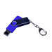 USB 3.0/micro USB/Type-C- флешка на 32 Гб с поворотным механизмом