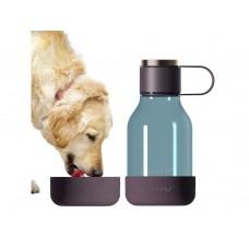 Бутылка для воды 2-в-1 Dog Bowl Bottle со съемной миской для питомцев, 1500 мл