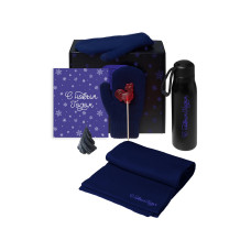 Подарочный набор Re:Air с варежками, шарфом и термосом