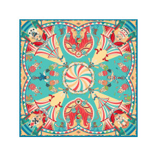 Платок Русская неваляшка. Праздник