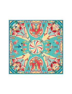 Платок Русская неваляшка. Праздник