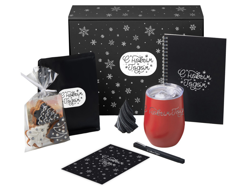 Подарочный набор Re:Start с термокружкой, кофе и блокнотом