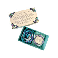 Набор: платок Каменный цветок и свеча Утонченность