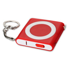 Брелок-рулетка с фонариком Книга, 1м