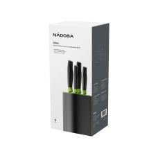 Набор из 4 кухонных ножей в универсальном блоке OLIVIA