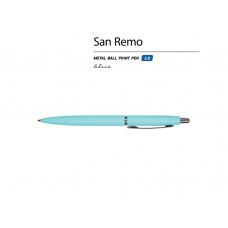 Ручка металлическая шариковая San Remo, софт-тач