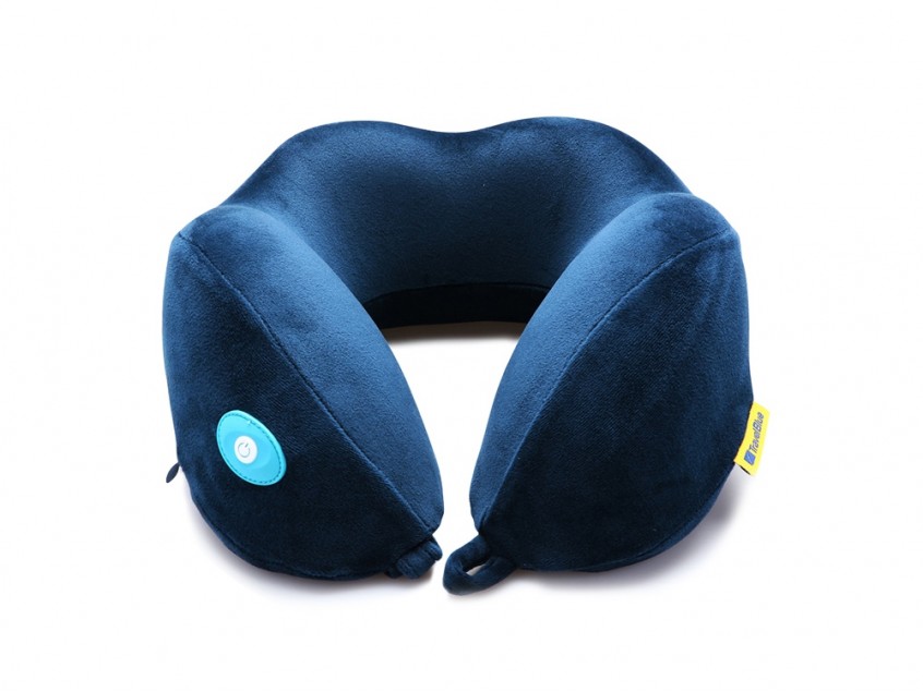 Подушка для путешествий со встроенным массажером Massage Tranquility Pillow