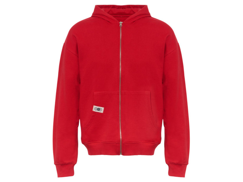 Толстовка оверсайз с капюшоном на молнии Monaco