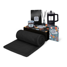 Подарочный набор Re:y. Vive с пледом, френч-прессом и кофе Подарочный набор Re:y. Vive с пледом, френч-прессом и кофе